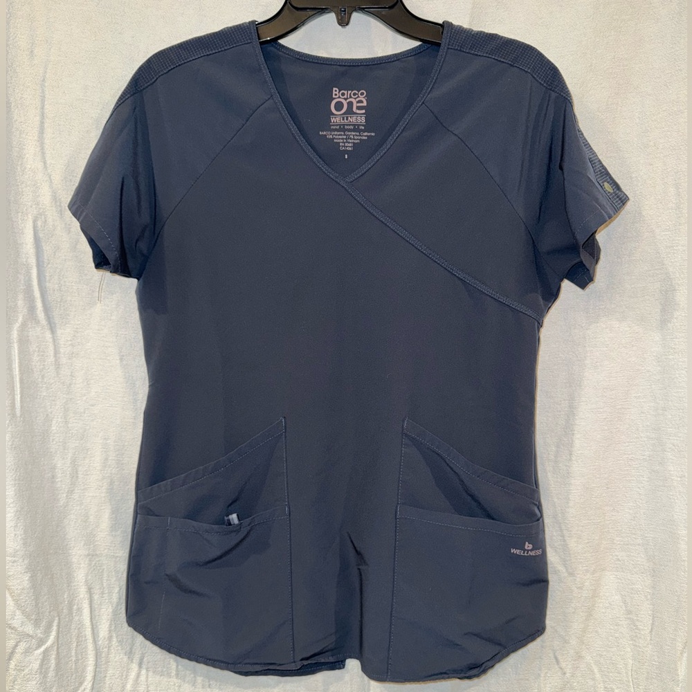 Barco One scrub top, steel, size S